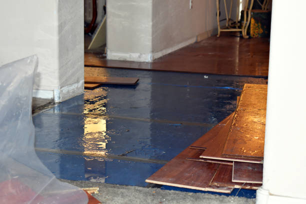 Professional Water Damage Restoration technician working in Conover, NC